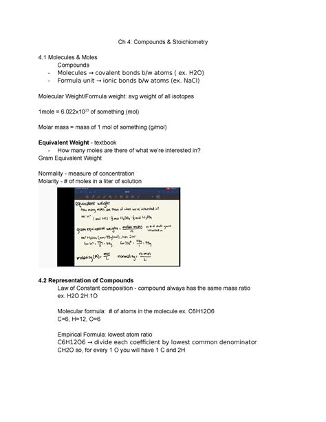 MCAT Kaplan Ch 4 Compounds And Stoichiometry Ch 4 Compounds