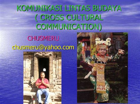 Pdf Komunikasi Lintas Budaya Cross Cultural Communication