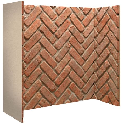 Gallery Rustic Herringbone Brick Fireplace Chamber Panels Uk