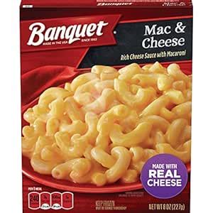 Banquet Frozen Meal, Mac & Cheese, 8 Ounce: Amazon.com: Grocery & Gourmet Food