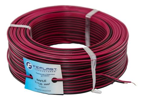 Cable Bafle Bipolar Parlante Cobre 2 X 0 25mm N R X 10m Htec HIGH TEC