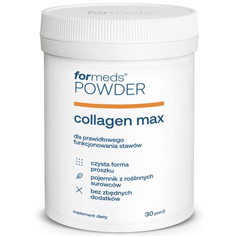 F Collagen Max Kolagen Witamina C K D Kwas Hialuronowy W Proszku