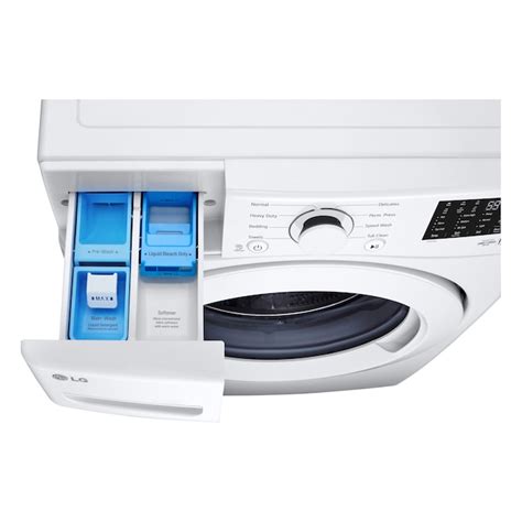 Lg 6 Motion Technology 5 Cu Ft Stackable Front Load Washer White