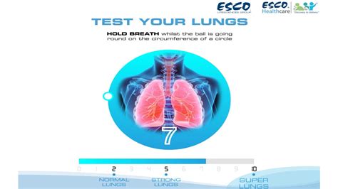 Test Your Lungs Capacity Exercise For Healthy Lungs Esco