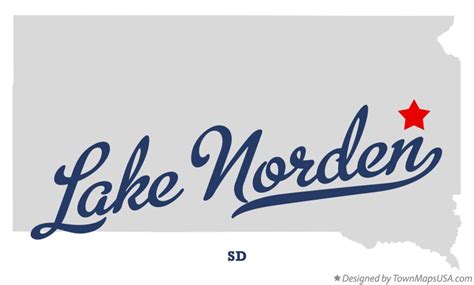 Map of Lake Norden, SD, South Dakota