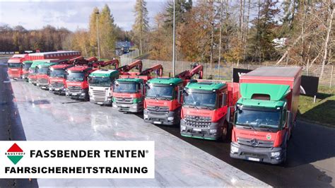 Fassbender Tenten Fahrsicherheitstraining YouTube