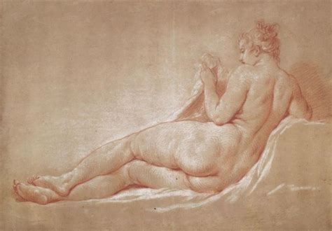 Etude De Femme Nue Allong E De Dos Par Fran Ois Boucher Sur Artnet