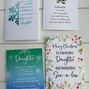 Christmas Card for Daughter, Daughter Xmas Card, Christmas Daughter ...