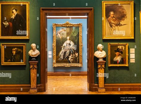 England London Trafalgar Square National Portrait Gallery Interior