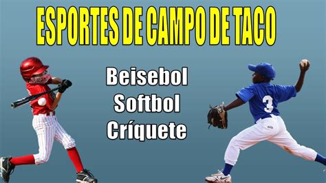 Esportes De Campo E Taco Beisebol Softbol Cr Quete Youtube