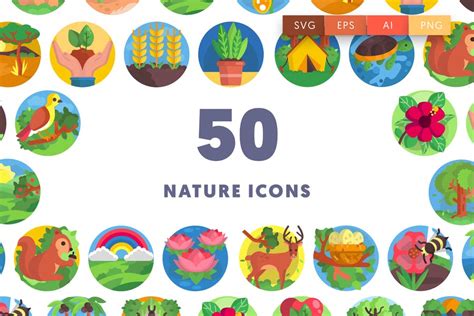 18+ FREE Nature Icons Vector Download - Graphic Cloud