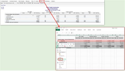 Quickbooks Gross Payroll Report Reconcile Books