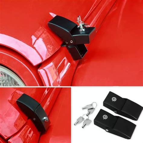 Jual Pin Hood Lock Black Kunci Kap Mesin Hitam Hood Latch Jeep