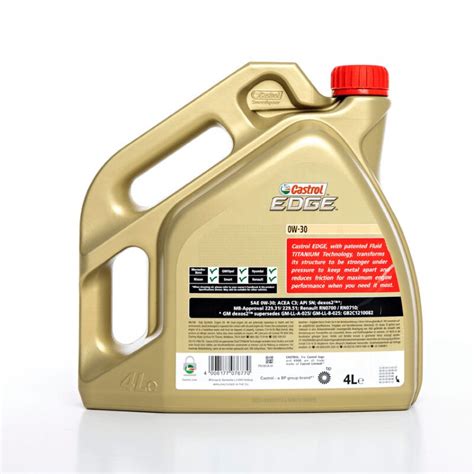 Castrol Edge 0W 30 4L 1533Eb Titanium Fst Fully Synthetic Oil