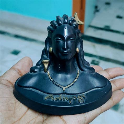 Showpieces Idols Adiyogi Shiva Statue For Car Dash Board Pooja