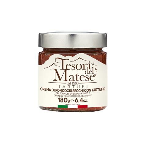 Crema Di Pomodori Secchi Con Tartufo Tesori Del Matese G