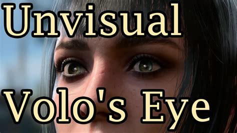 Unvisual Volo S Eye At Baldur S Gate 3 Nexus Mods And Community