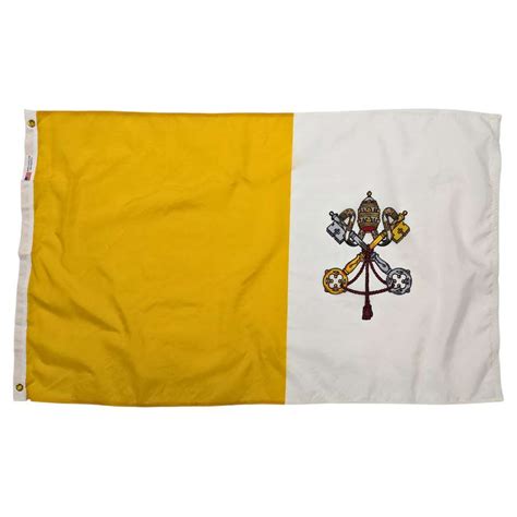 Vatican City Flag Papal Flag Catholic Flags