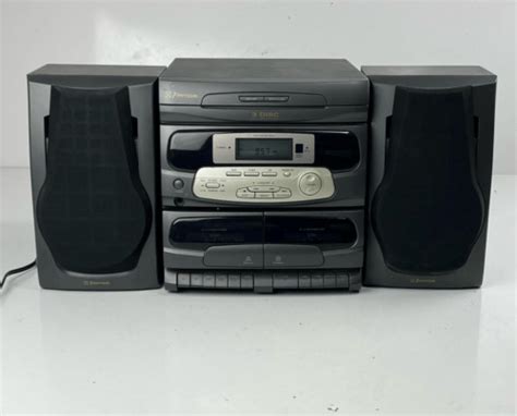 Vintage Emerson Ms Disc Cd Changer Cassette Am Fm Shelf