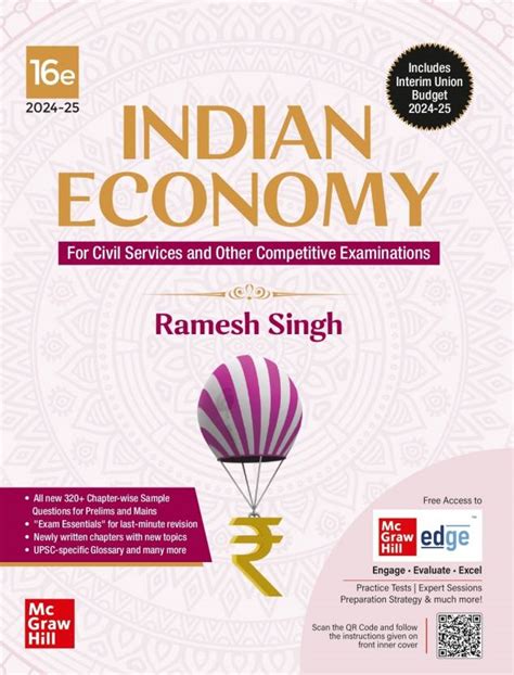 Indian Economy For Upsc English By Ramesh Singh 16th Edition Latest Civil Services Exam