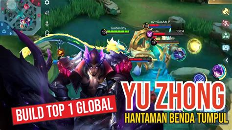 Yu Zhong Beast Mode Build Top Global Yu Zhong MLBB YouTube