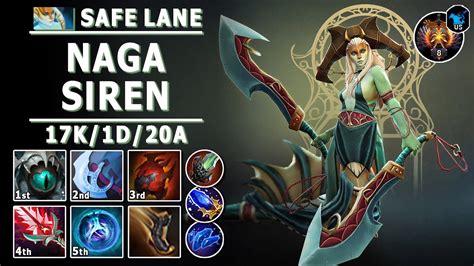 Naga Siren Safe Lane Carry B Super Intense Hard Carry Play