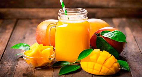 Jugo De Mango Bebidas Recetas Colombianas