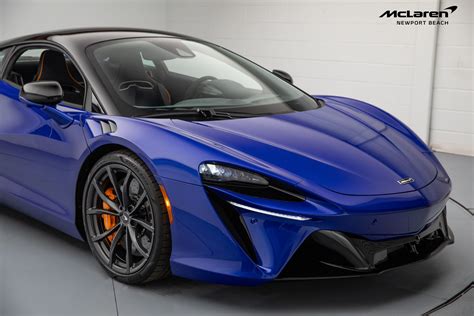 2023 Aurora Blue McLaren Artura Performance Newport Beach