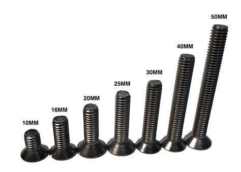 M6 Stainless Steel Flat Socket Screw Boardsports Canada