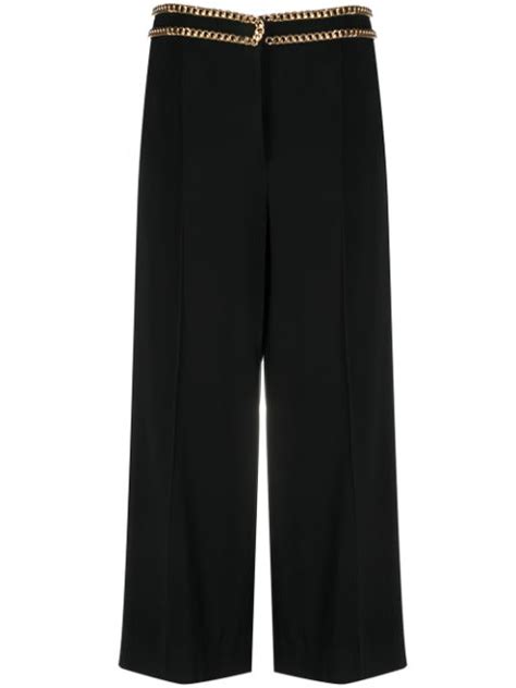 Moschino Cropped Pants For Women Shop Now On Farfetch