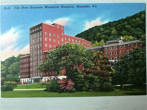 Vintage Postcard 1930-1945 New Roanoke Memorial Hospital Roanoke VA ...