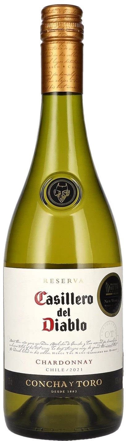 Belo vino CASILLERO DEL DIABLO Chardonnay 0,75l - Cenoteka