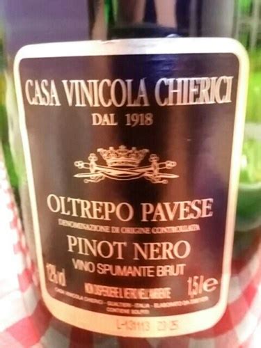 Chierici Oltrepo Pavese Pinot Nero Spumante Brut Vivino US