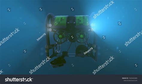 Deep Sea Rov Underwater 3d Rendered Stock Illustration 1920443489 ...