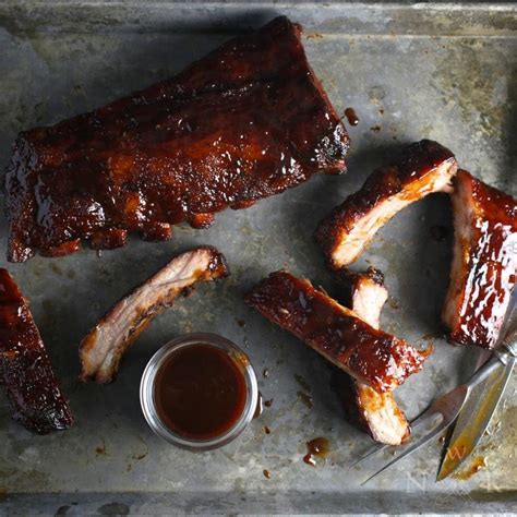 Bourbon Honey Ribs A Glazed Bbq Recipe By Nerds With Knives