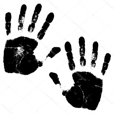 Hand Print Vector at Vectorified.com | Collection of Hand Print Vector ...