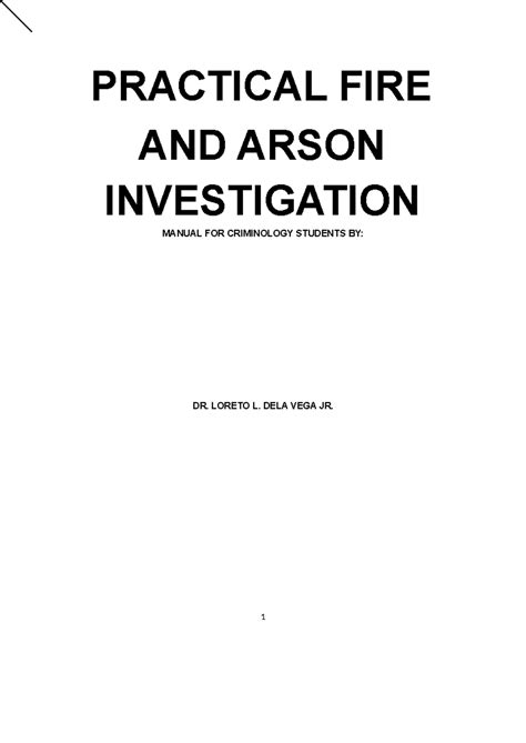 Cdi 326 Print Reviewer Practical Fire And Arson Investigation