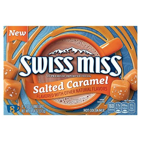 Swiss Miss Salted Caramel Hot Cocoa Mix 1 38 Oz 8 Count The Fresh Grocer