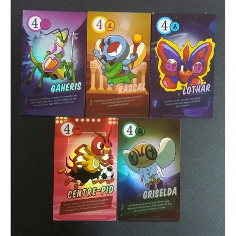 Book Bugs Ii Collectible Cards Set Of 20 Shiny Cards Hobbies And Toys