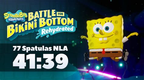 SpongeBob SquarePants Battle For Bikini Bottom Rehydrated 77 Spatulas Lagless Speedrun In