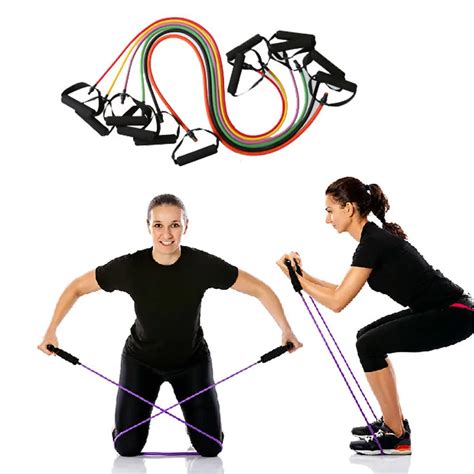 Women Elastic Exerciese Resistance Bands Tubes Chest Expander Muscles