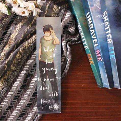 Shatter Me Series Aaron Warner Creative Bookmarks Sarah J Maas Books