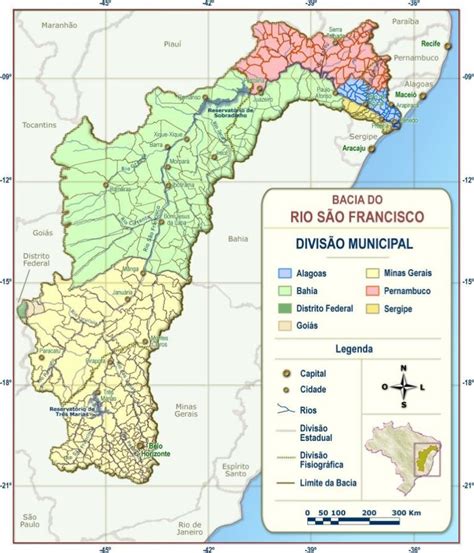 Bacia Hidrográfica do rio São Francisco Download Scientific Diagram