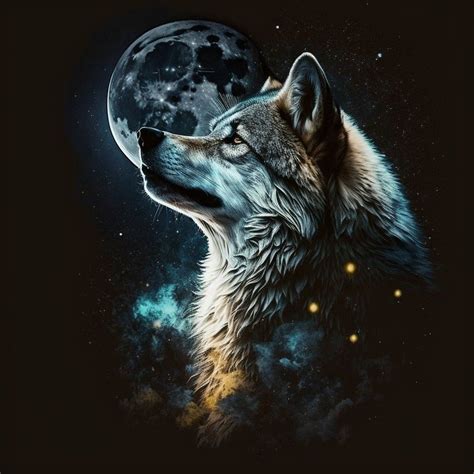 Wolf in Moonlight | Wolf poster, Wolf pictures, Wolf wall art