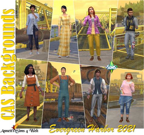 Evergreen Harbor 2021 CAS Backgrounds - The Sims 4 Catalog