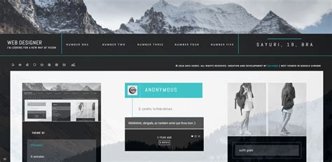 cyber tumblr theme  sayumae codester