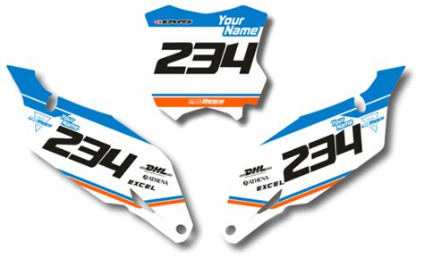 KIT DECO FONDS DE PLAQUES KTM SPIVY