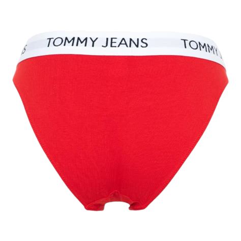 Tommy Hilfiger Bikini Damskie Majtki P Czerwone Uw Uw Xnl