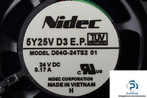 NIDEC D04G 24TS2 01 INVERTER AXIAL COOLING FAN Platinum International