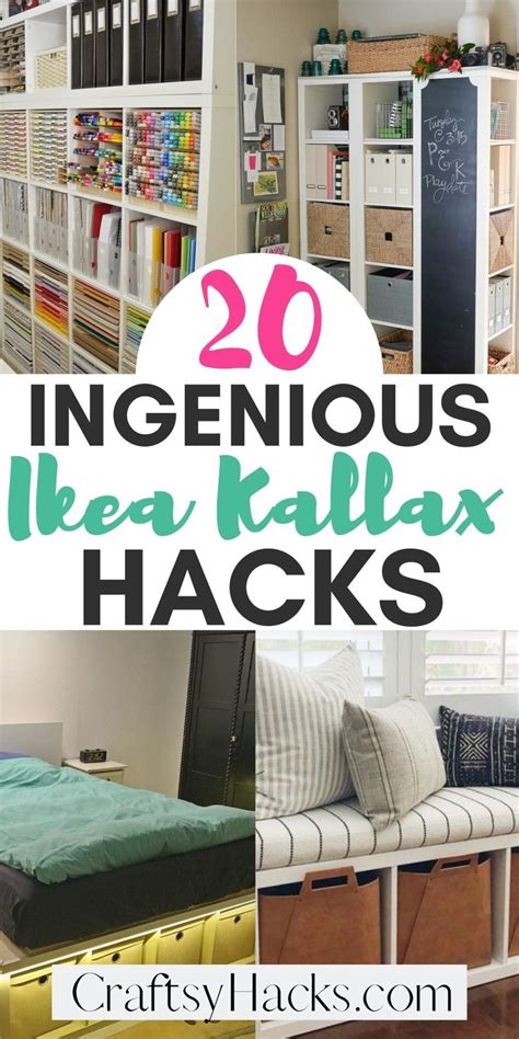 20 Ikea Kallax Hacks Your Home Needs Ikea Furniture Hacks Kallax